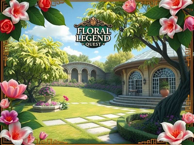 Floral Legend Quest Game Banner